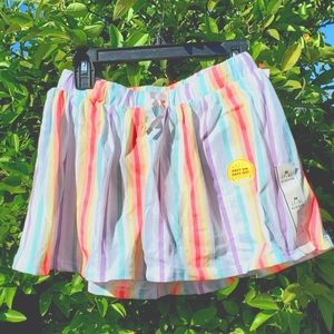 Stripe skort 7-8 girls